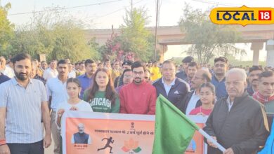 IAS टीना डाबी ने हरी झंडी दिखाकर किया रवाना,IPS नरेंद्र सिंह मीणा ने युवाओं संग लगाई दौड़