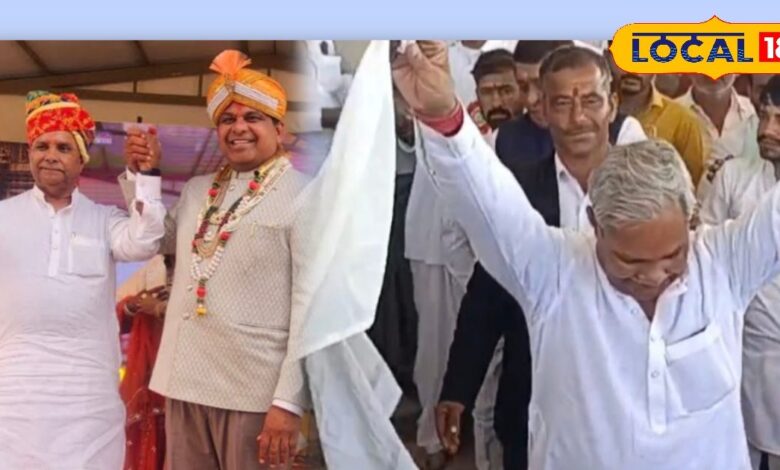 Parliament style school | Jogeshwar Garg viral dance | Rajasthan school inauguration | Rs 7 crore school building | chief whip Jogeshwar Garg