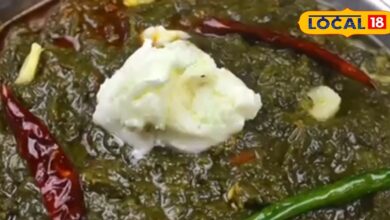 Rajasthani sarson saag recipe | dhaba style sarson saag | quick mustard greens recipe | healthy Rajasthani food | 10 minute saag recipe