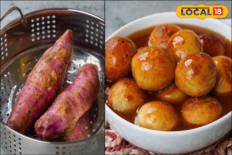 शकरकंद के गुलाब जामुन 