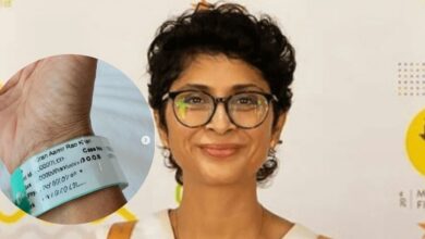 आमिर खान का नाम किरण राव के हॉस्पिटल रिस्टबैंड पर, सोशल मीडिया पर चर्चा