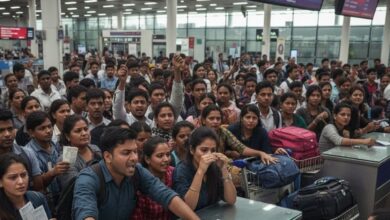 इंडिगो क्राइसिस जयपुर. 13 फ्लाइट्स रद्द . Indigo Flights Cancelled Jaipur Airport Today.
