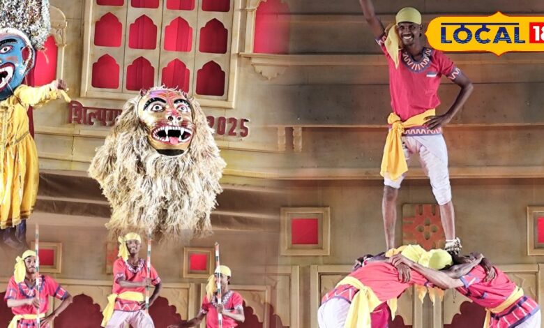 उदयपुर के शिल्पग्राम में महाराष्ट्र की लोककला का रंग, सोंगी मुखौटा डांस ने बटोरी खूब तालियां