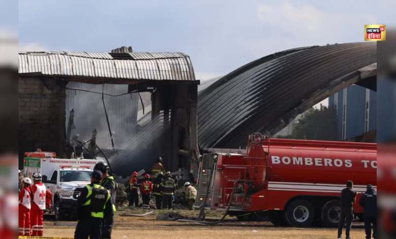 एक टक्कर और सब तबाह… मेक्सिको में इमारत से टकराया प्लेन, देखें दिल दहला देने वाली तस्वीरें