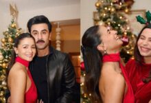 ऑल ब्लैक लुक में रणबीर कपूर, तो रेड आउटफिट में दिखीं आलिया भट्ट, राहा ने नाना-नानी के घर मनाया क्रिसमस 2025