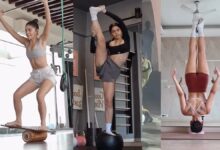 कभी सिर के बल, तो कभी एक हाथ पर टिकीं अलाया एफ, वर्कआउट वीडियो देख हिलीं सामंथा, लिखा- 'इन्सेन'