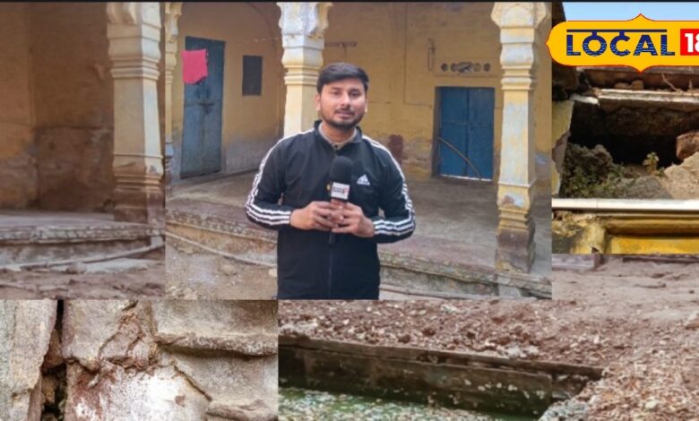 ग्राउंड रिपोर्ट: धूल धूसरित हो रही धौलपुर की धरोहर, कभी भी ढह सकता है ऐतिहासिक राम जानकी मंदिर 