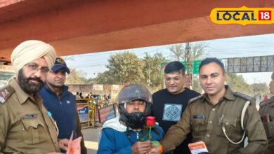 चालान नहीं, जीवन बचाने की मुहिम! धौलपुर में गुलाब देकर समझाए गए यातायात नियम, वीडियो चर्चा में