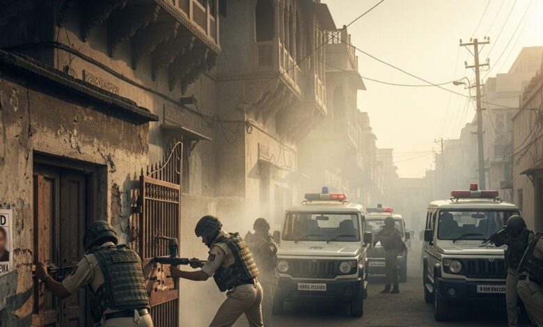 ड्रोन, QRT और एकसाथ छापे! झुंझुनूं गैंगवार के बाद सीकर में पुलिस की फिल्मी रेड