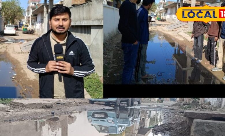 धौलपुर सीवर लाइन ब्लॉक: Durga Colony में गंदा पानी और स्वास्थ्य खतरा