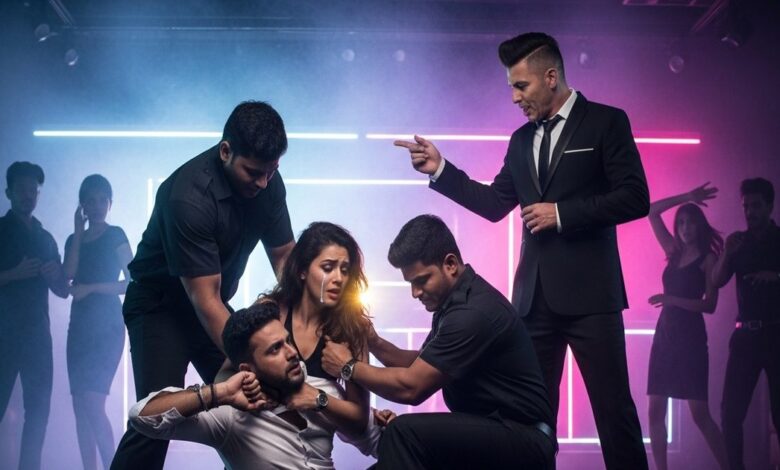 नाइट क्लब की काली रात: युवती से छेड़छाड़, पति का तोड़ा पैर