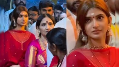 न्यू ईयर से पहले श्रीलीला ने किए तिरुमाला मंदिर में दर्शन, लाइन में दिखीं खड़ी, मची अफ़रा-तफ़री