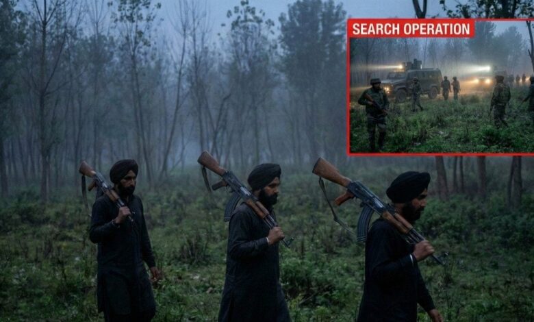 पठानी सूट और कंधे पर हथियार! सांबा में दिखे 3 आतंकी, सुरक्षाबलों ने जंगल में शुरू किया बड़ा ऑपरेशन | Jammu Kashmir Samba News: Encounter As Terrorist Hideout Suspected, Army Police Launch Joint Search Operation