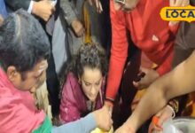 पहली बार बाबाधाम पहुंची फ़िल्म अभिनेत्री और सांसद कंगना रनौत, कहा यहां की दिव्यता मन को देती है शांति - Jharkhand News