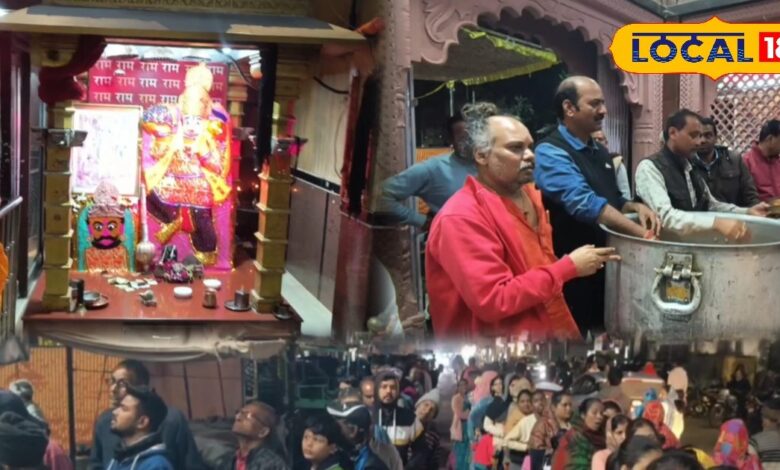 पौष माह की अनोखी परंपरा, साल में एक बार लगता है विशेष भोग, बालाजी को अर्पित किया गया 501 किलो