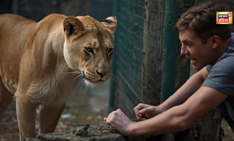 प्रतिबंधित जोन में गया...कुछ सेकेंड में शेरनी ने ले ली जान, देखिए खौफनाक वीडियो