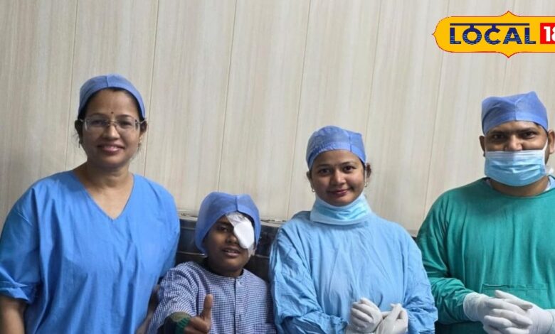 बच्चों को कैसे हो रहा मोतियाबंद, कानपुर के LLR में हॉस्पिटल नौ साल के मरीज का ऑपरेशन, ये तरीका आया काम - Uttar Pradesh News