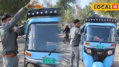 बैटरी खराबी से नाराज ई-रिक्शा चालक बोला “सुनी नहीं शिकायत”, जोधपुर में शोरूम के बाहर ऑटो को लगाई आग