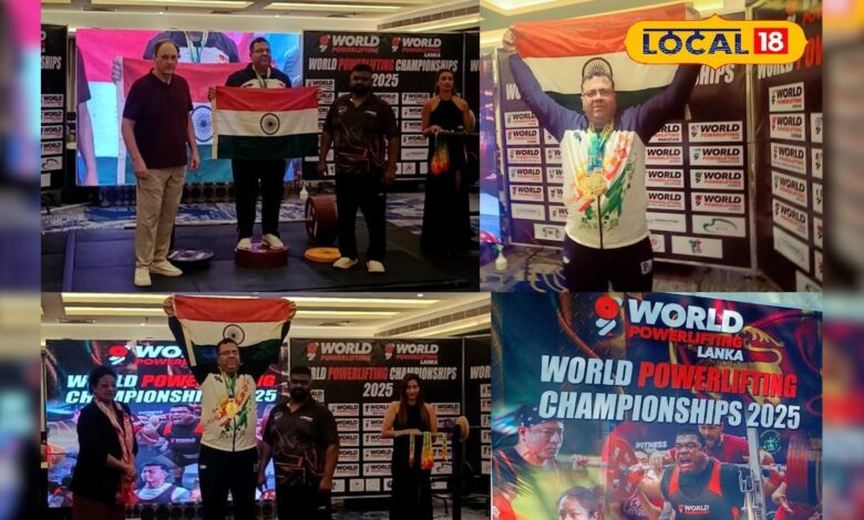 भरतपुर के प्रोफेसर का कमाल! वर्ल्ड पावरलिफ्टिंग में 15 देशों के प्रतिभागियों को हराकर जीते तीन गोल्ड