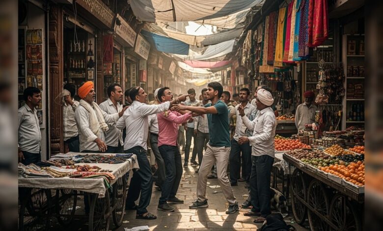 भीलवाड़ा में दुकानदारों का आमना-सामना! संडे मार्केट को लेकर बवाल, कपड़े जलाकर जताया गुस्सा – News18 हिंदी