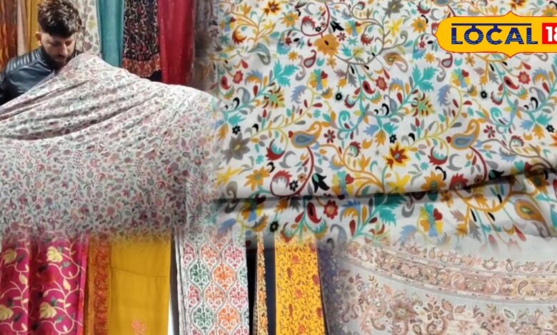 भीलवाड़ा वासियों को लुभा रहा है कश्मीरी शॉल का रंग , कपड़ा नगरी में कश्मीरी डंका