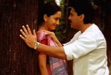 माथे पर बिंदी, गले में हार, माधुरी दीक्षित ने साइकिल पर 'विलेन' संग किया रोमांस, अमर हो गया उदित नारायण का गीत