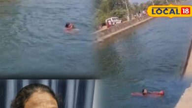 मौत के मुंह से खींच लाई जिंदगी, नहर में कूदकर महिला की बचाई जान, सामने आया रोंगटे खड़े कर देने वाला वीडियो