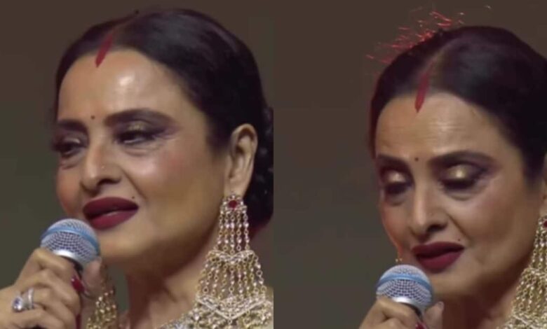 रेखा को रेड सी फिल्म फेस्टिवल में सम्मानित किया गया