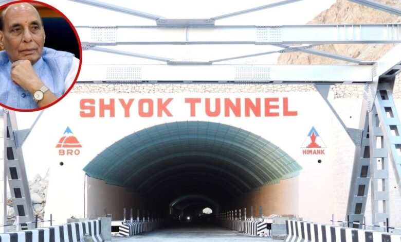 लेह-लद्दाख में सीमा सुरक्षा हेतु श्योक टनल का उद्घाटन
