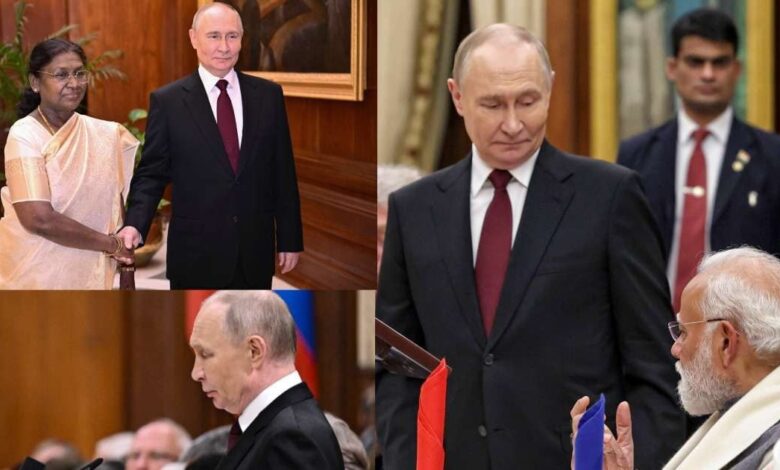 शाही जायके के साथ दोस्ती का तड़का, राष्ट्रपति भवन में मोदी-पुतिन की 'डिनर डिप्लोमेसी', देखिए PHOTOS