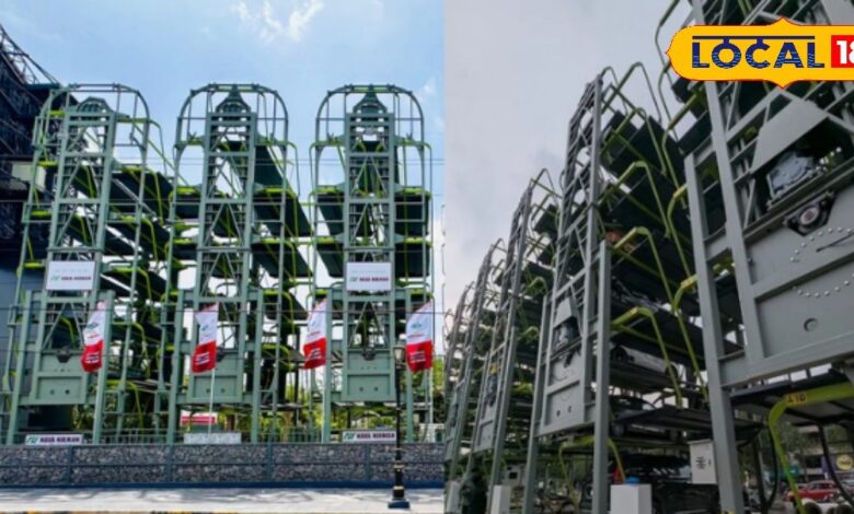 हैदराबाद स्मार्ट मल्टीलेवल कार पार्किंग | Hyderabad Smart Multilevel Car Parking System Launched