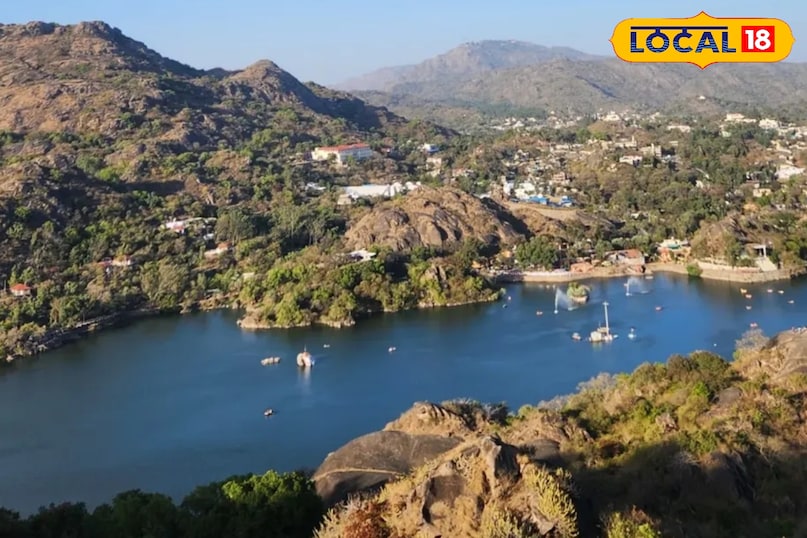 माउंट आबू में नक्की लेक का नजारा माउंट आबू में नक्की लेक का नजारा