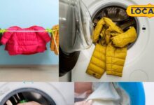 clean puffer jacket at home | winter jacket cleaning tips | puffer jacket wash without dry clean | jacket care tips winter | how to wash puffer jacket | home cleaning hacks jacket | winter wear care tips | jacket cleaning tricks