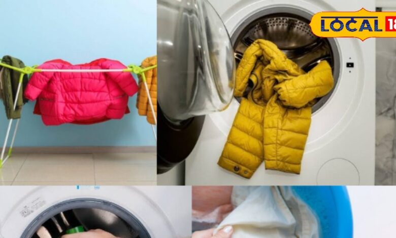clean puffer jacket at home | winter jacket cleaning tips | puffer jacket wash without dry clean | jacket care tips winter | how to wash puffer jacket | home cleaning hacks jacket | winter wear care tips | jacket cleaning tricks