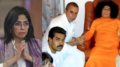 Delcy Rodriguez satya Sai Baba | Maduro satya Sai Baba devotion | Delcy Rodriguez india tour photos | डेल्सी रोड्रिगेज सत्य साईं बाबा | डेल्सी रोड्रिगेज भारत दौरा