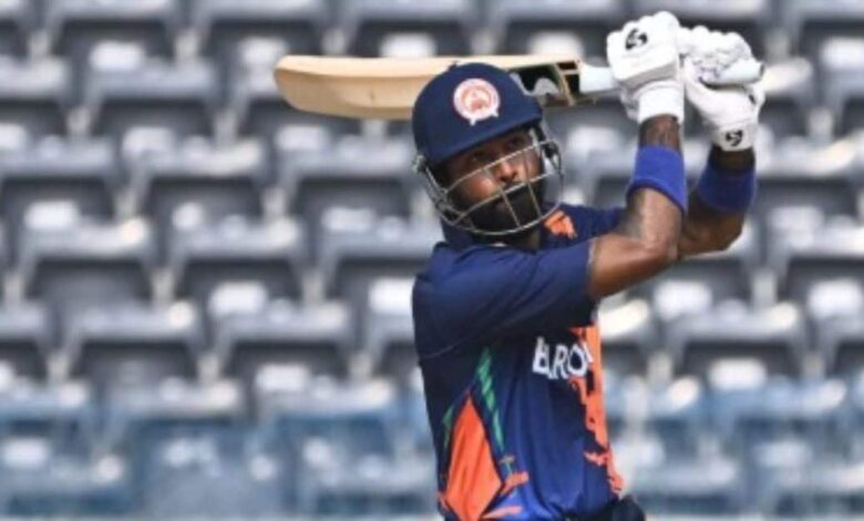 Hardik Pandya 133 runs: हार्दिक पंड्या की 133 रन की तूफानी पारी पर फिरा पानी... लगातार 5 छक्के जड़े