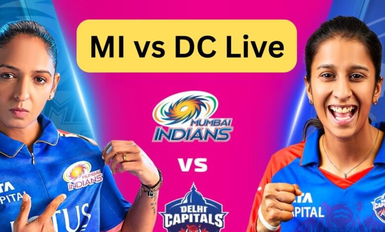 MI Women vs DC Women Live Score: मुंबई इंडिंयस की फिफ्टी, कप्तान हरमनप्रीत कौर पर दारोमदार