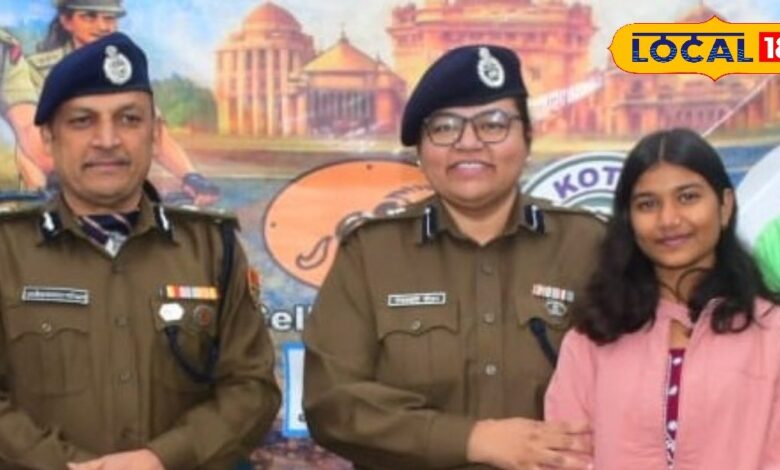 कोटा की रानी शेरसिया 94% के साथ बनी स्कूल और समाज की शान, पुलिस अधिकारियों से मिली प्रेरणा!