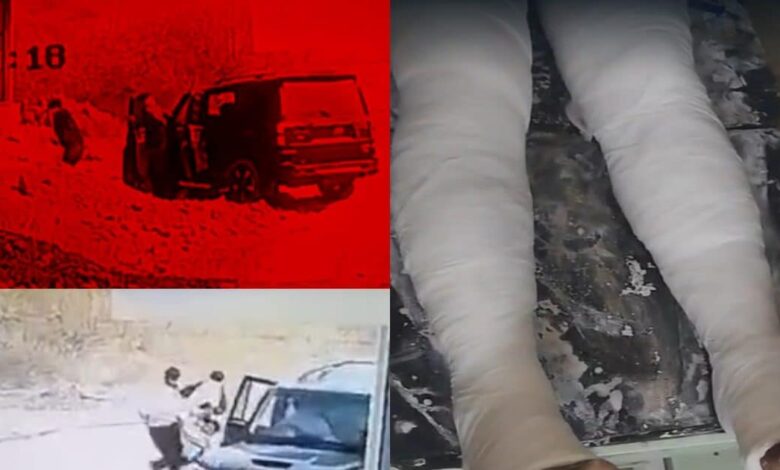 नारकोटिक्स अधिकारी के ड्राइवर का अपहरण, तस्करों ने पैर तोड़कर हाईवे पर फेंका, CCTV वीडियो वायरल