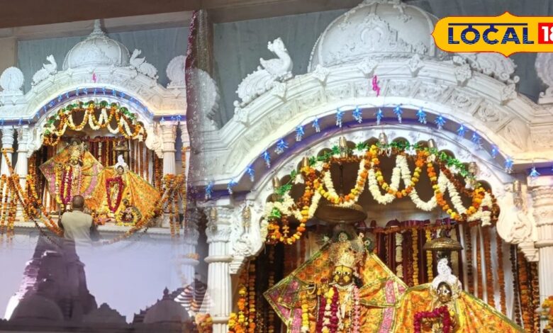 भरतपुर के बांके बिहारी जी के दरबार में आस्था का अद्भुत रंग, भगवान की पोशाकों की बुकिंग मई तक हुई फुल!