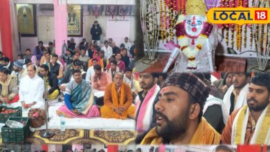 भीलवाड़ा के बालाजी मंदिर में भक्ति का महासंगम, 101 पंडित द्वारा अखंड हनुमान चालीसा का पाठ आयोजित