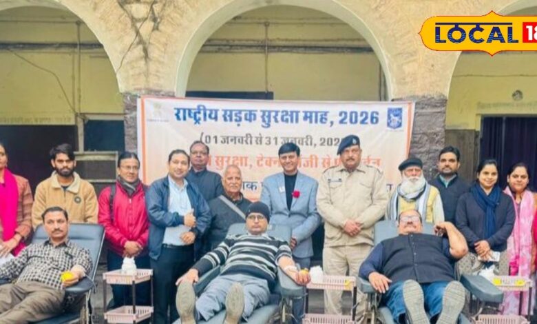 “रक्त रगों में बहे, सड़कों पर नहीं” - कोटा में सड़क सुरक्षा संग रक्तदान, आरटीओ-डीटीओ ने दिया मजबूत संदेश