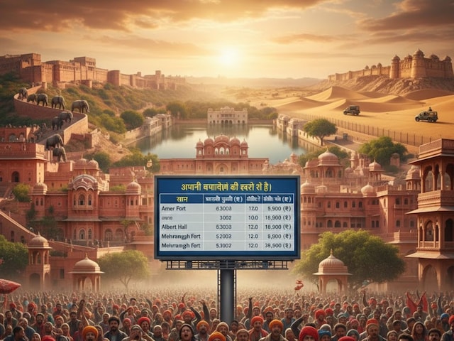 राजस्थान सरकार ने 10 साल बाद बढ़ाया स्मारकों का प्रवेश शुल्क, आज से लागू दरें