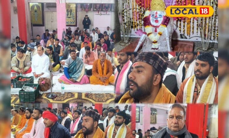 राम जन्मभूमि की पावन बेला में इतिहास रचा गया! भीलवाड़ा में 101 पंडितों ने किया अखंड हनुमान चालीसा पाठ