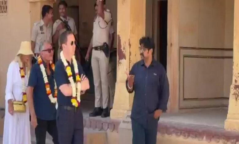 आमेर महल की भव्यता से अभिभूत हुए अमेरिकी राजदूत सरजिओ गौर, राजपूत-मुगल स्थापत्य देख बोले- ये है भारत की विरासत