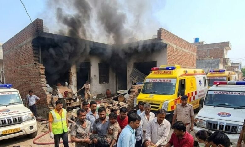 Bhiwadi Gas Cylinder Blast | भिवाड़ी सिलेंडर ब्लास्ट न्यूज़