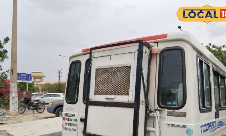 AC भी फेल... 45°C की गर्मी में देसी जुगाड़! बीकानेर में गाड़ी के अंदर लगा कूलर, यात्रियों को मिल रही ठंडी हवा
