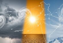 Aaj Ka Mausam Live | Today Weather Live | 5 Cyclonic Circulation Impact | Heatwave and Storm Alert | एक साथ 5 साइक्लोनिक सर्कुलेशन, IMD अलर्ट