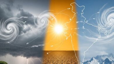 Aaj Ka Mausam Live | Today Weather Live | 5 Cyclonic Circulation Impact | Heatwave and Storm Alert | एक साथ 5 साइक्लोनिक सर्कुलेशन, IMD अलर्ट