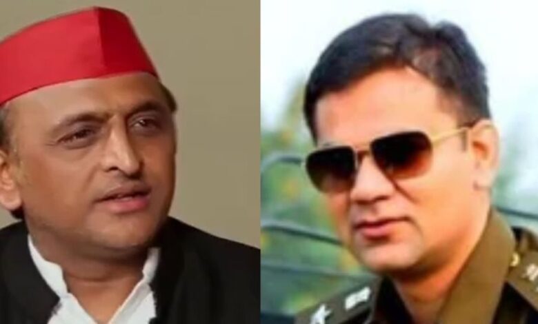 Akhilesh Yadav IPS Ajay Pal Sharma News: बीजेपी ने टेस्‍ट क‍िए एजेंट भेजे हैं... IPS अजय पाल शर्मा को हड़काते देख अख‍िलेश यादव आगबबूला